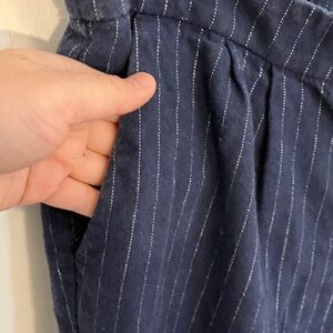 Madewell Navy Flannel Trousers